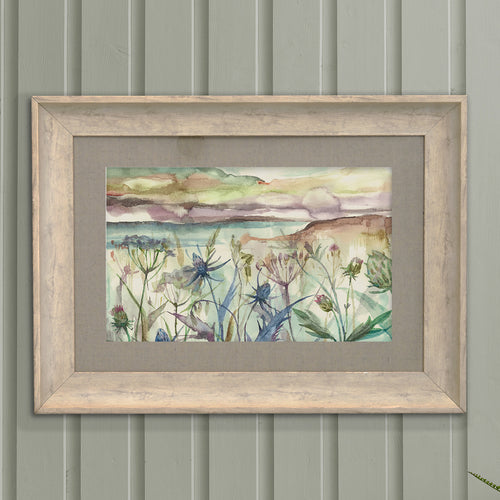 Animal Green Wall Art - Highland Haze  Framed Print Birch Voyage Maison