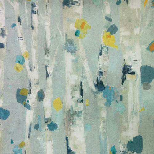 Samples - Hopea Ecru Printed Fabric Sample Swatch Peacock Voyage Maison