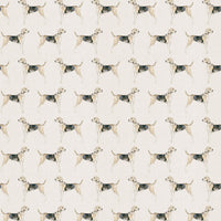  Samples - Hound  Wallpaper Sample Linen Voyage Maison