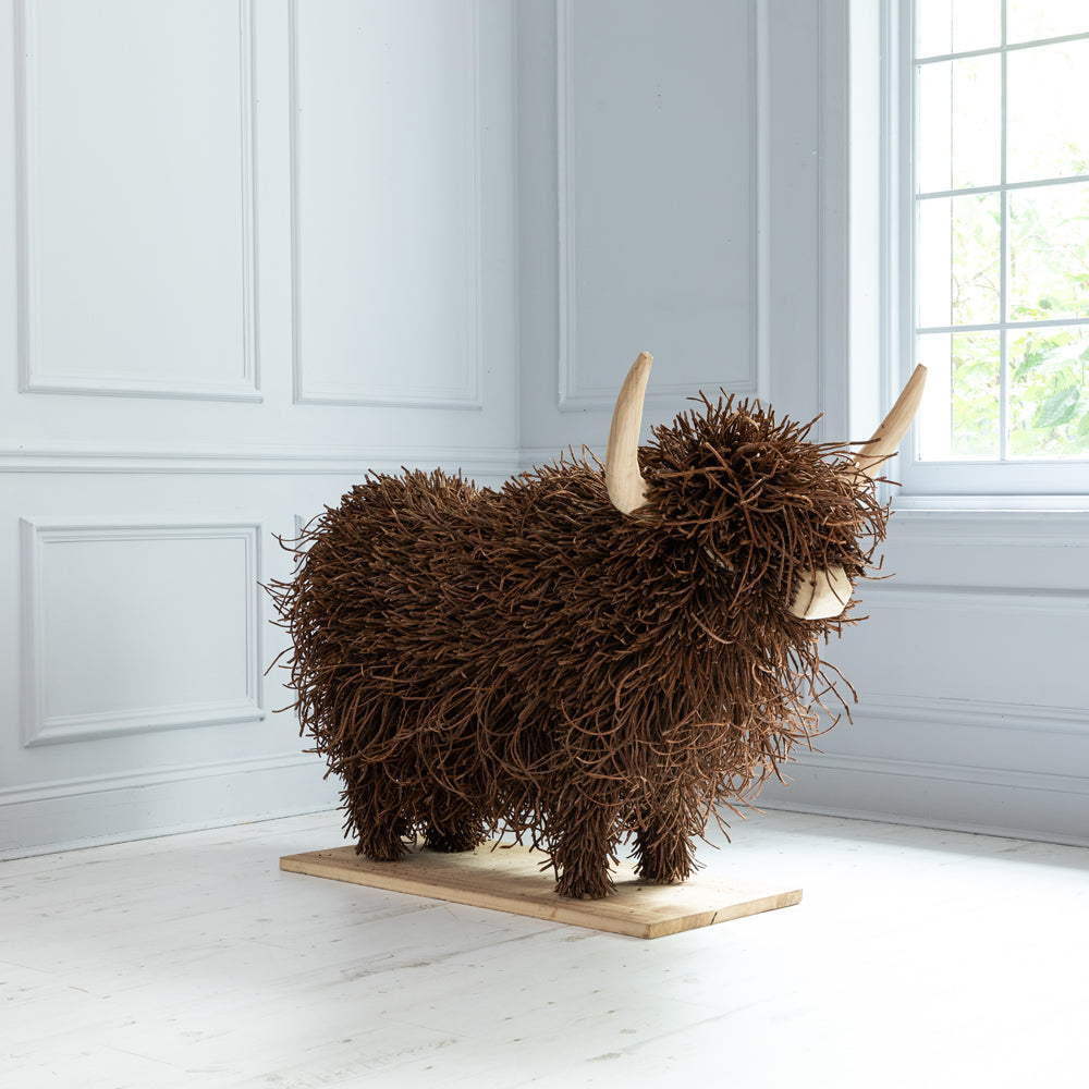 Howard Brown Hand Crafted Wooden Sculpture | Brown Accessories