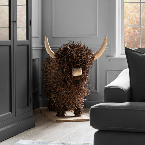Brown Accessories - Howard Hand Crafted Wooden Sculpture Brown Voyage Maison