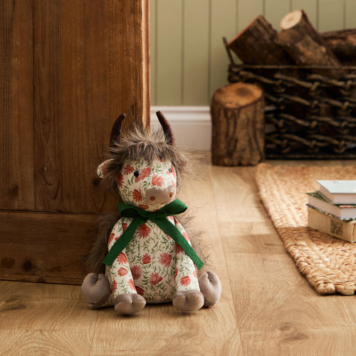 Floral Multi Accessories - Hugo Highland Cow Door Stop Multicolour Voyage Maison