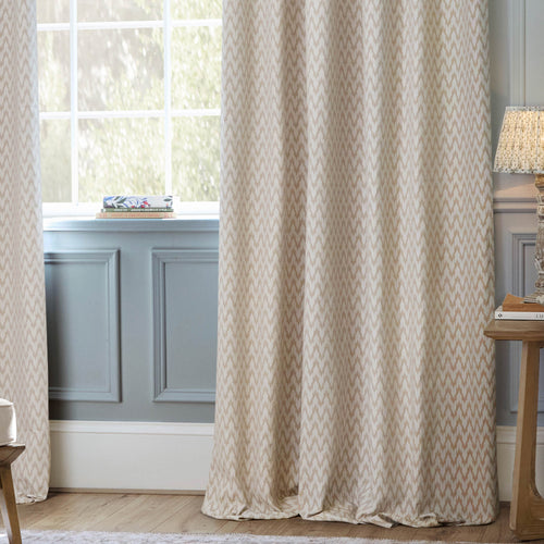  Grey Curtains - Hutton Jacquard Pencil Pleat Curtains Linen Sanderson