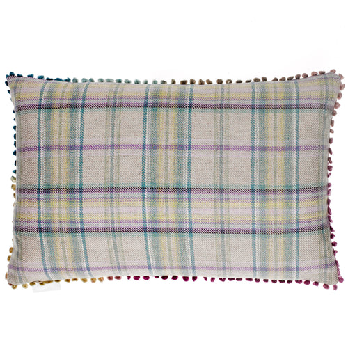 Voyage Maison Hydrangea Printed Feather Cushion in Purple