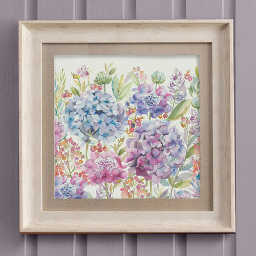 Floral Purple Wall Art - Hydrangea  Framed Print Birch Voyage Maison