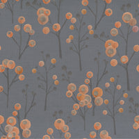  Samples - Ichiyo Blossom Printed Fabric Sample Swatch Cobalt Voyage Maison