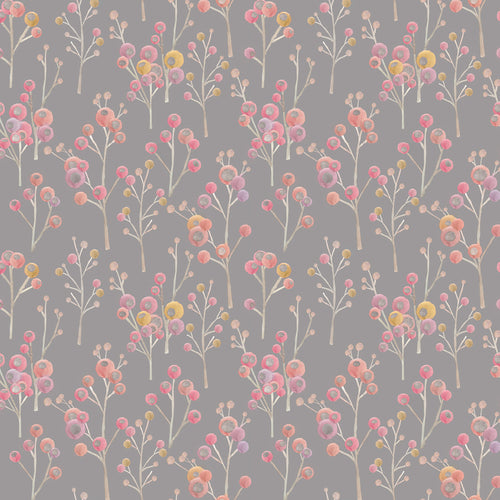 Floral Red Fabric - Ichiyo Blossom Printed Cotton Fabric (By The Metre) Mulberry Voyage Maison