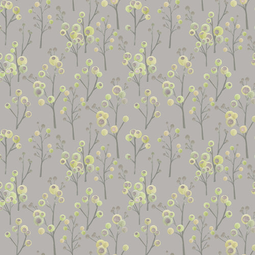 Floral Green Fabric - Ichiyo Blossom Printed Cotton Fabric (By The Metre) Sage Voyage Maison