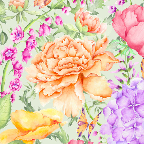 Samples - Idalia  Wallpaper Sample Sage Voyage Maison