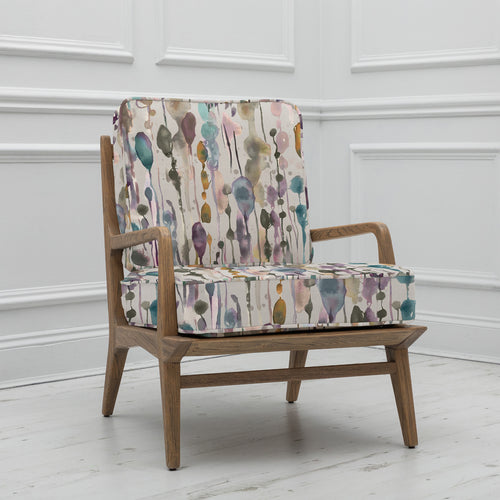 Abstract Purple Furniture - Idris Arley Chair Ironstone Voyage Maison