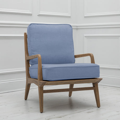 Plain Blue Furniture - Idris Tivoli Chair Bluebell Voyage Maison
