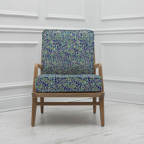  Blue Furniture - Idris Willow Woods Chair Cornflower Voyage Maison