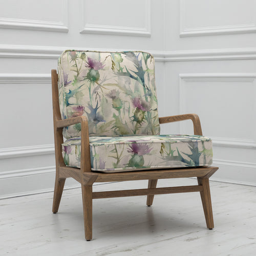 Floral Green Furniture - Idris Cirsium Chair Damson Voyage Maison