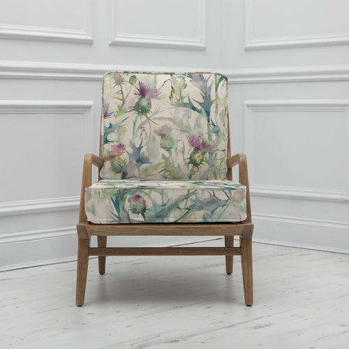 Floral Green Furniture - Idris Cirsium Chair Damson Voyage Maison