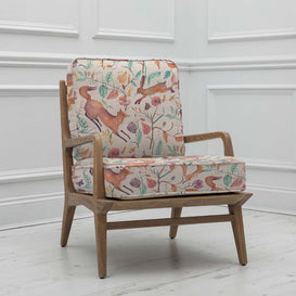 Voyage Maison Idris Chair in Leaping Into The Fauna