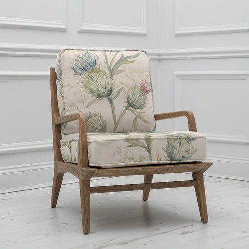 Floral Green Furniture - Idris  Chair Thistle Glen Voyage Maison