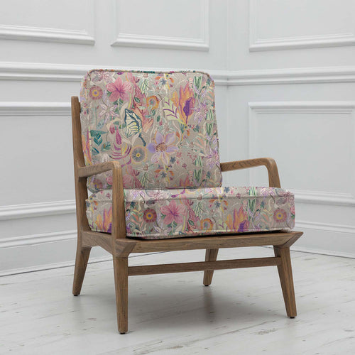 Floral Pink Furniture - Idris  Chair Primrose Haze Voyage Maison