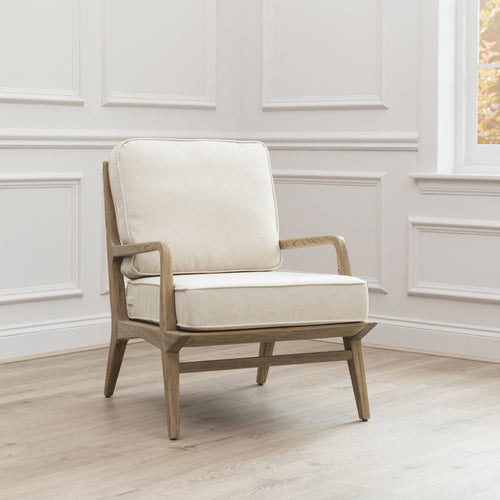 Plain Cream Furniture - Idris  Chair Warm Wood Voyage Maison