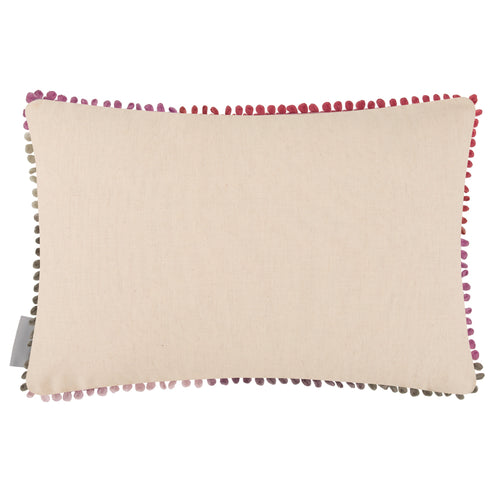Floral Pink Cushions - Ilinizas Printed Rectangular Feather Filled Cushions Coral Voyage Maison