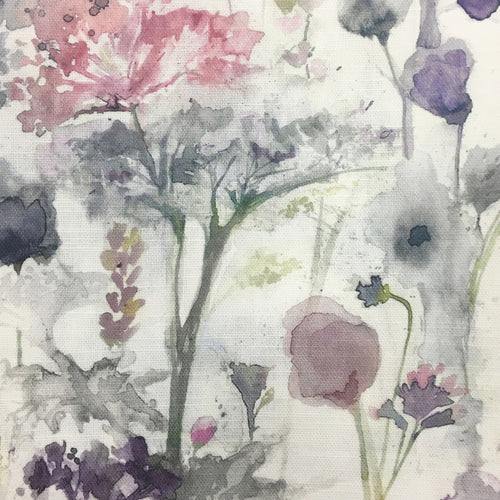 Floral Pink Fabric - Ilinizas Printed Cotton Fabric (By The Metre) Coral Voyage Maison