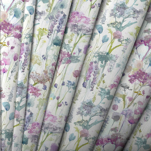 Floral Purple M2M - Ilinizas Printed Cotton Made to Measure Roman Blinds Default Voyage Maison