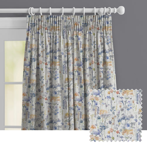 Floral Cream M2M - Ilinizas Printed Made to Measure Curtains Clementine Voyage Maison