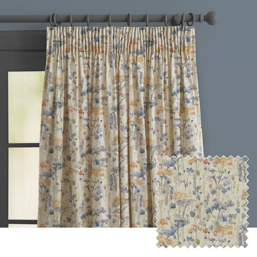 Floral Cream M2M - Ilinizas Printed Made to Measure Curtains Clementine Natural Voyage Maison