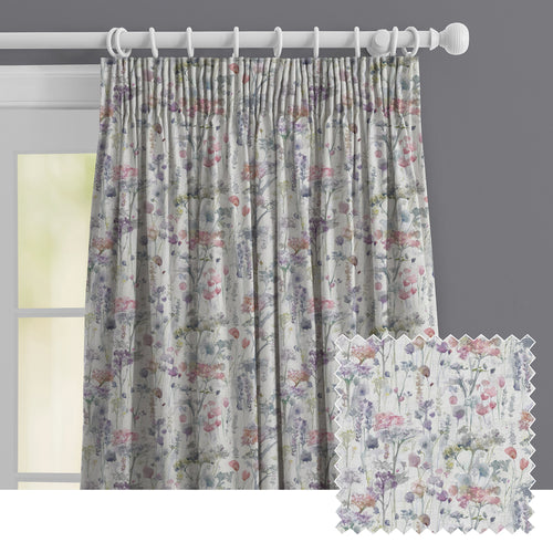Floral Cream M2M - Ilinizas Printed Made to Measure Curtains Coral Voyage Maison
