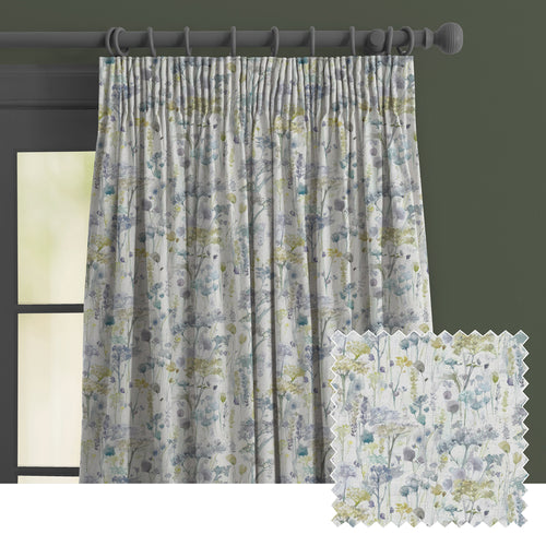 Floral Cream M2M - Ilinizas Printed Made to Measure Curtains Lemon Voyage Maison