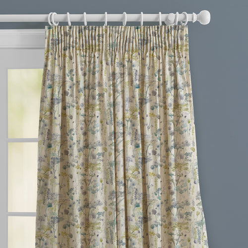 Floral Cream M2M - Ilinizas Printed Made to Measure Curtains Lemon Natural Voyage Maison