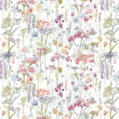 Floral Cream M2M - Ilinizas Printed Made to Measure Curtains Poppy Natural Voyage Maison