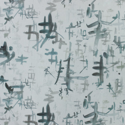 Abstract Grey Fabric - Imperial Printed Fabric (By The Metre) Bamboo Voyage Maison