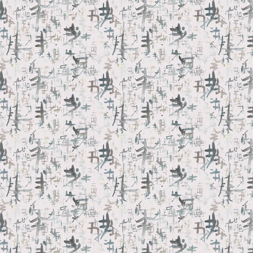 Abstract Grey Fabric - Imperial Printed Fabric (By The Metre) Bamboo Voyage Maison