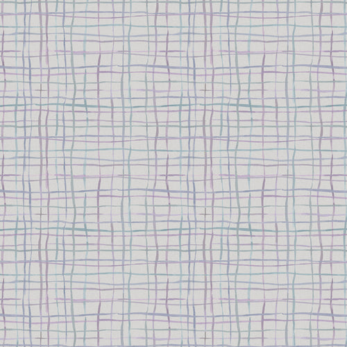 Abstract Purple Wallpaper - Indra  1.4m Wide Width Wallpaper (By The Metre) Purple Voyage Maison