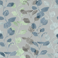  Samples - Innes Printed Fabric Sample Swatch Cornflower Voyage Maison