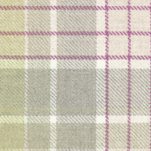 Check Green Wallpaper - Iona  1.4m Wide Width Wallpaper (By The Metre) Thistle Voyage Maison