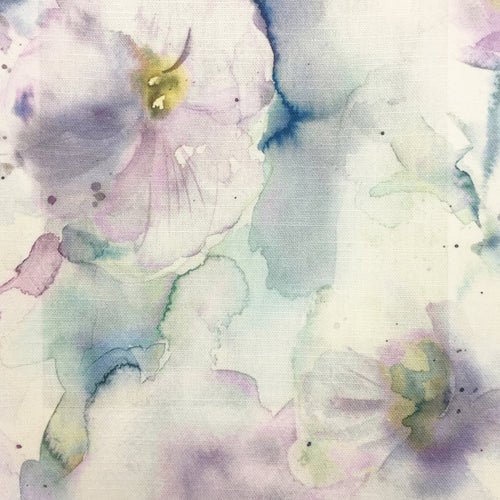 Samples - Isabela Printed Fabric Sample Swatch Violet Voyage Maison