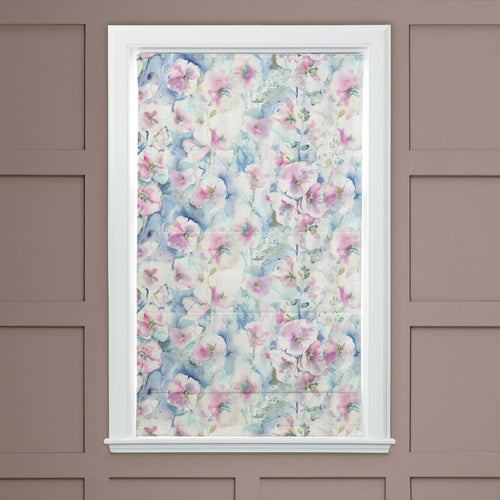 Floral Pink M2M - Isabela Printed Cotton Made to Measure Roman Blinds Default Voyage Maison