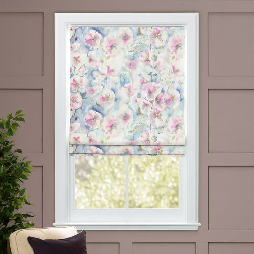 Floral Pink M2M - Isabela Printed Cotton Made to Measure Roman Blinds Default Voyage Maison