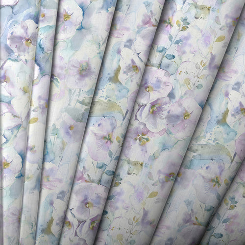 Floral Purple M2M - Isabela Printed Cotton Made to Measure Roman Blinds Violet Voyage Maison