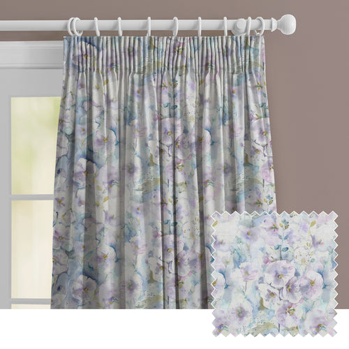Floral Purple M2M - Isabela Printed Made to Measure Curtains Violet Voyage Maison