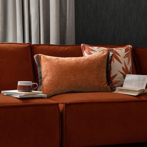 Additions Isernia Feather Cushion in Rust
