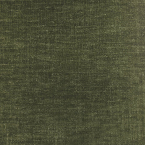 Plain Green Fabric - Isernia Plain Velvet Fabric (By The Metre) Hunter Voyage Maison