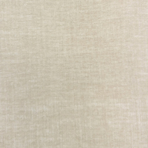 Plain White Fabric - Isernia Plain Velvet Fabric (By The Metre) Ivory Voyage Maison