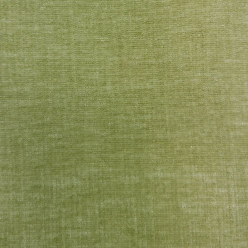 Plain Green Fabric - Isernia Plain Velvet Fabric (By The Metre) Lime Voyage Maison