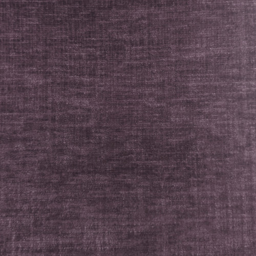 Plain Purple Fabric - Isernia Plain Velvet Fabric (By The Metre) Parma Voyage Maison