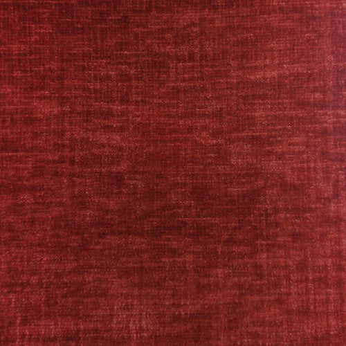 Plain Red Fabric - Isernia Plain Velvet Fabric (By The Metre) Sierra Voyage Maison