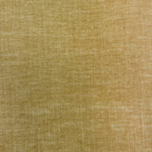 Plain Yellow Fabric - Isernia Plain Velvet Fabric (By The Metre) Straw Voyage Maison