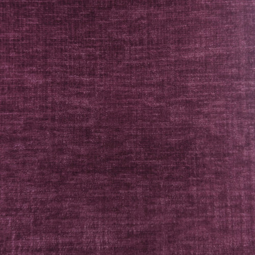 Plain Purple Fabric - Isernia Plain Velvet Fabric (By The Metre) Violet Voyage Maison