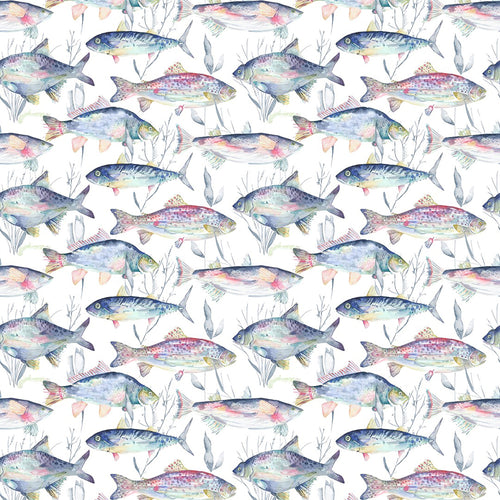 Animal Pink Fabric - Ives Waters Printed Cotton Fabric (By The Metre) Abalone Voyage Maison